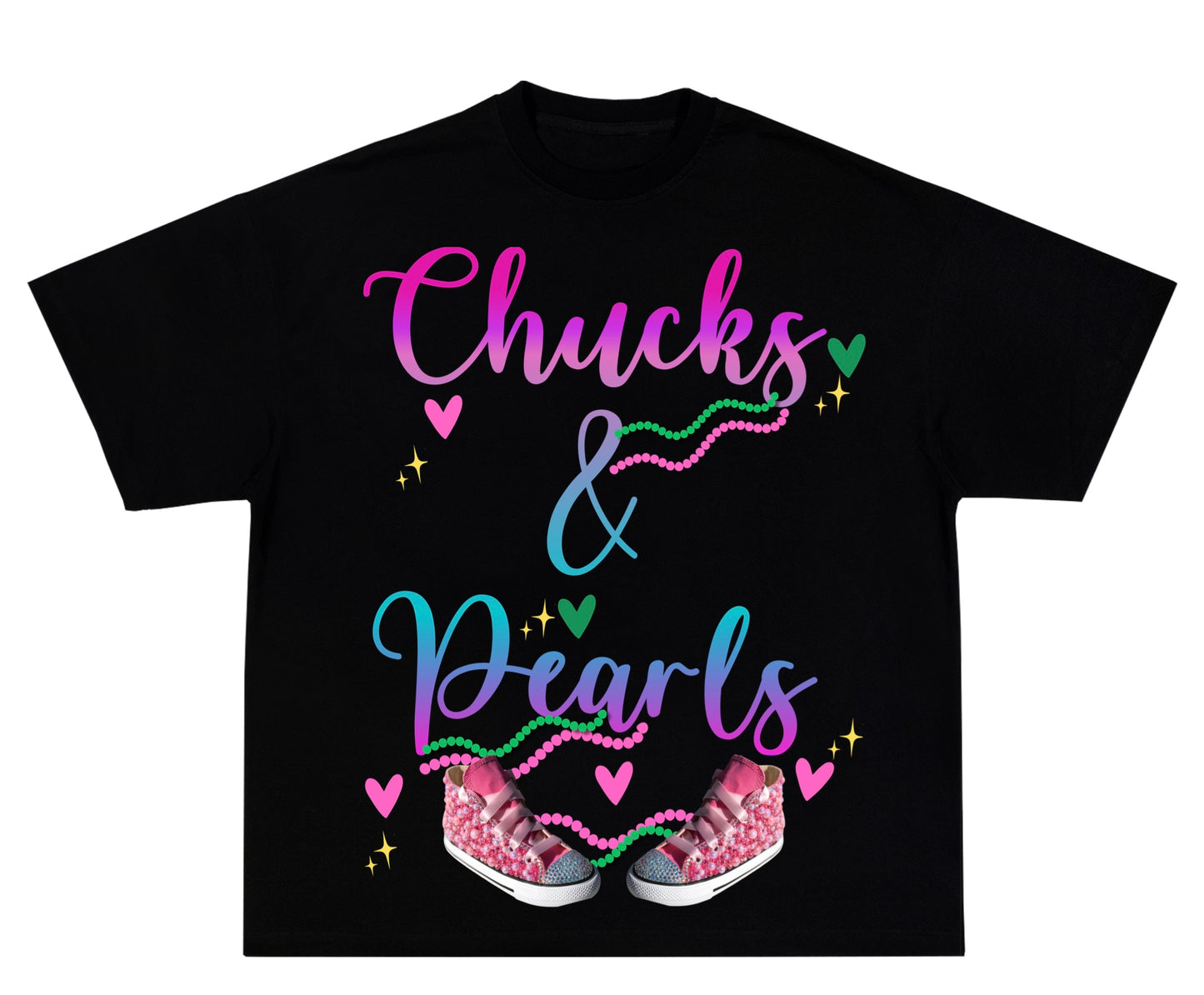 Chucks & Pearls Tee