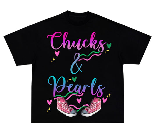 Chucks & Pearls Tee