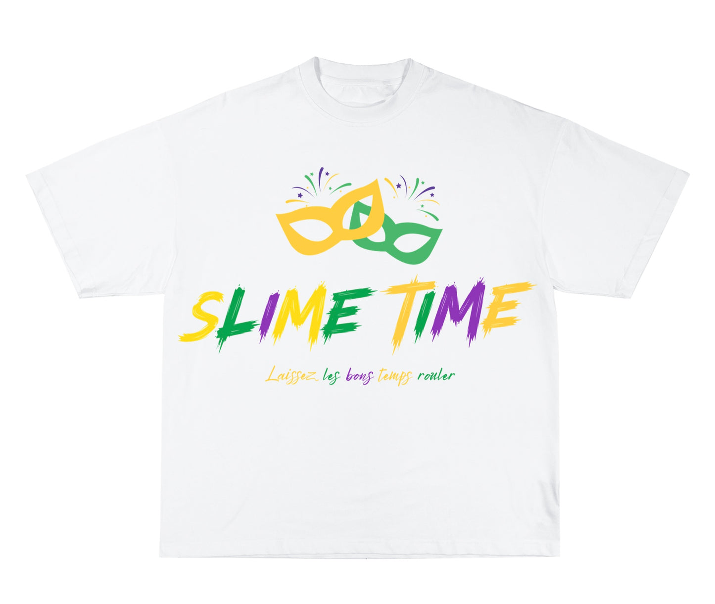 Slime Time Mardi Gras Tee